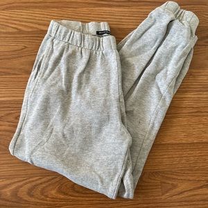 brandy melville grey rosa sweatpants